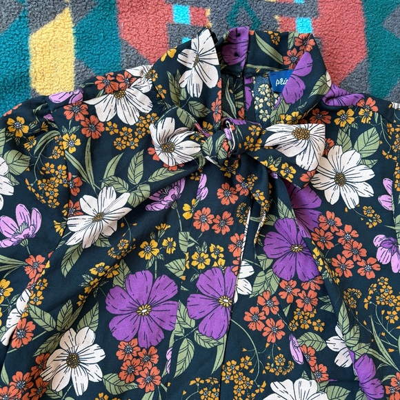 Princess highway floral print blouse with tie neck. Excellent condition - Picture 3 of 7